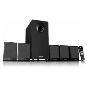 Philips 5.1 Multimedia Speakers Black ABS 220V