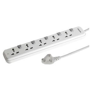 Philips CHP3451W Power Strips with 5 Universal Socket – 1.4M